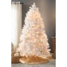 6.5' Pre-Lit White Christmas Tree, White, large
