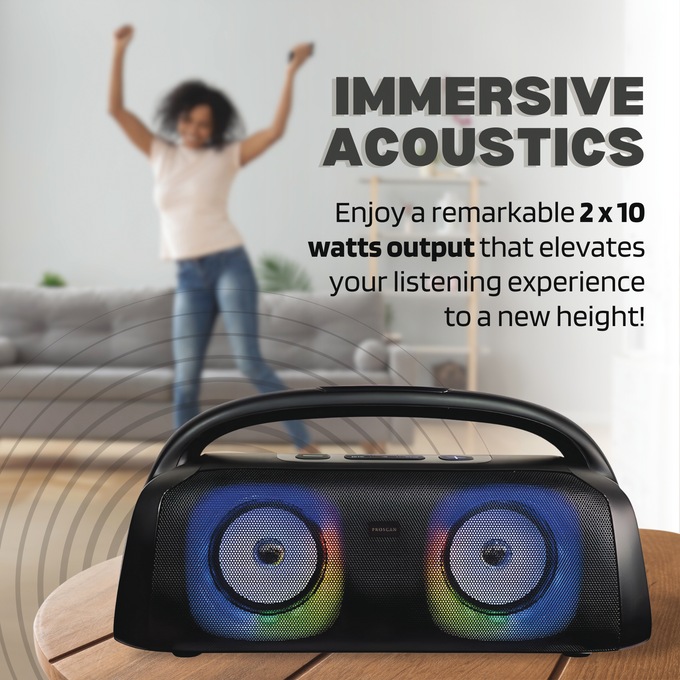 ProScan Portable Party Speaker with Bluetooth, , large