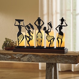 Dancing Ladies Candleholder, , large