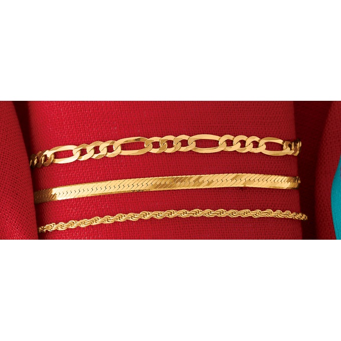 3-Piece Chain Bracelet Set, , large