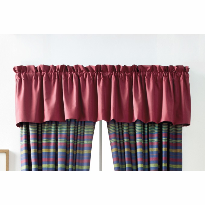 Hunter Stripe Valance, Multi, large