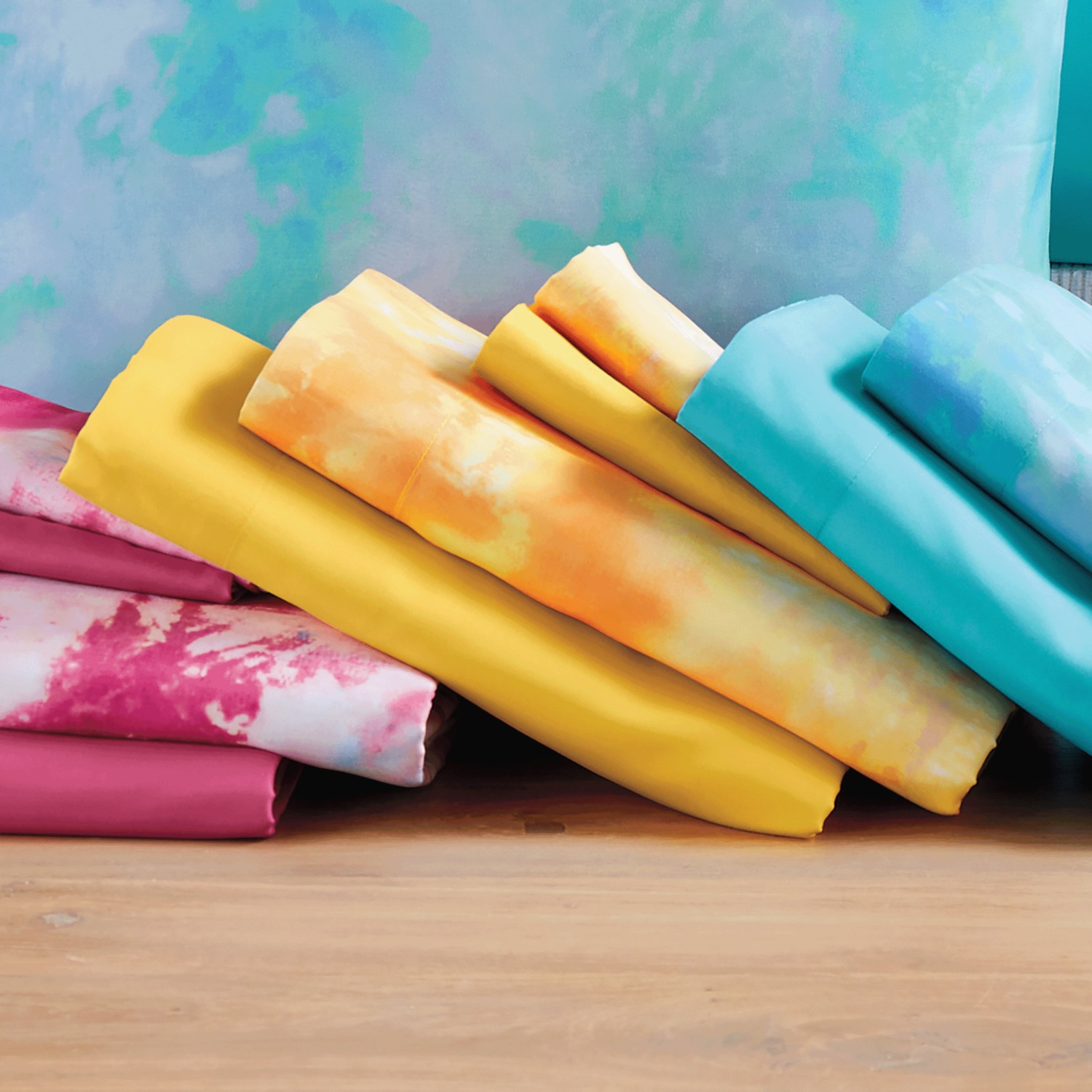 2Pack TieDye Microfiber Sheet Set Montgomery Ward