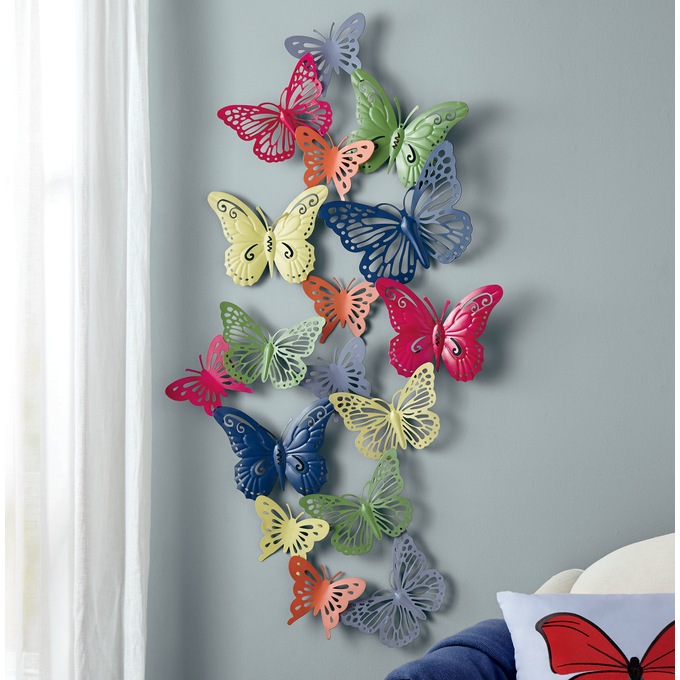 Colorful Butterflies Wall Decor Montgomery Ward
