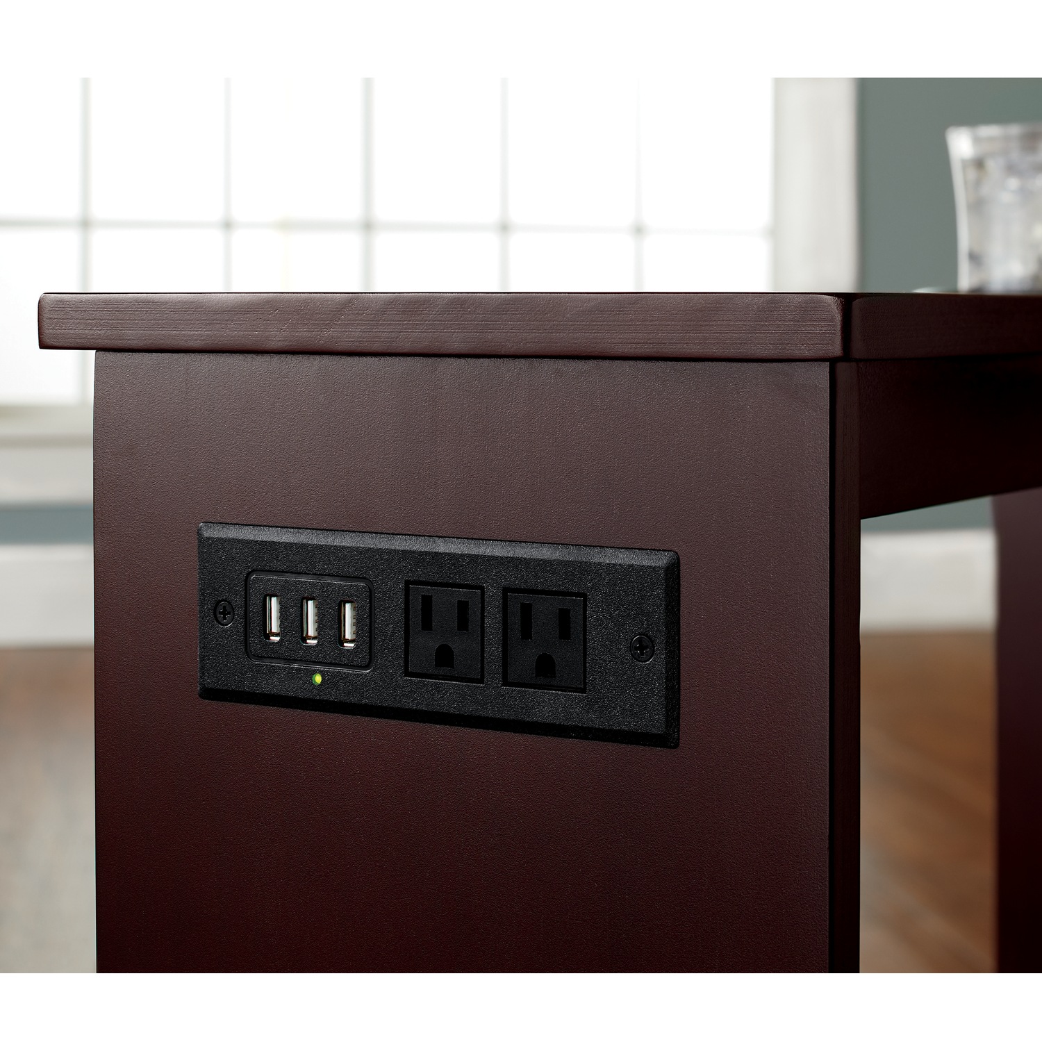 Powered Cup Holder Side Table Montgomery Ward Has a cup holder comes in handy for placing a cup of your favorite drink without spilling. powered cup holder side table