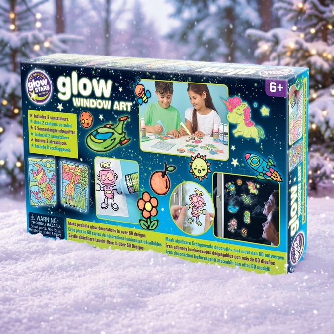 Glow-in-the-Dark Window Art, Multi, large