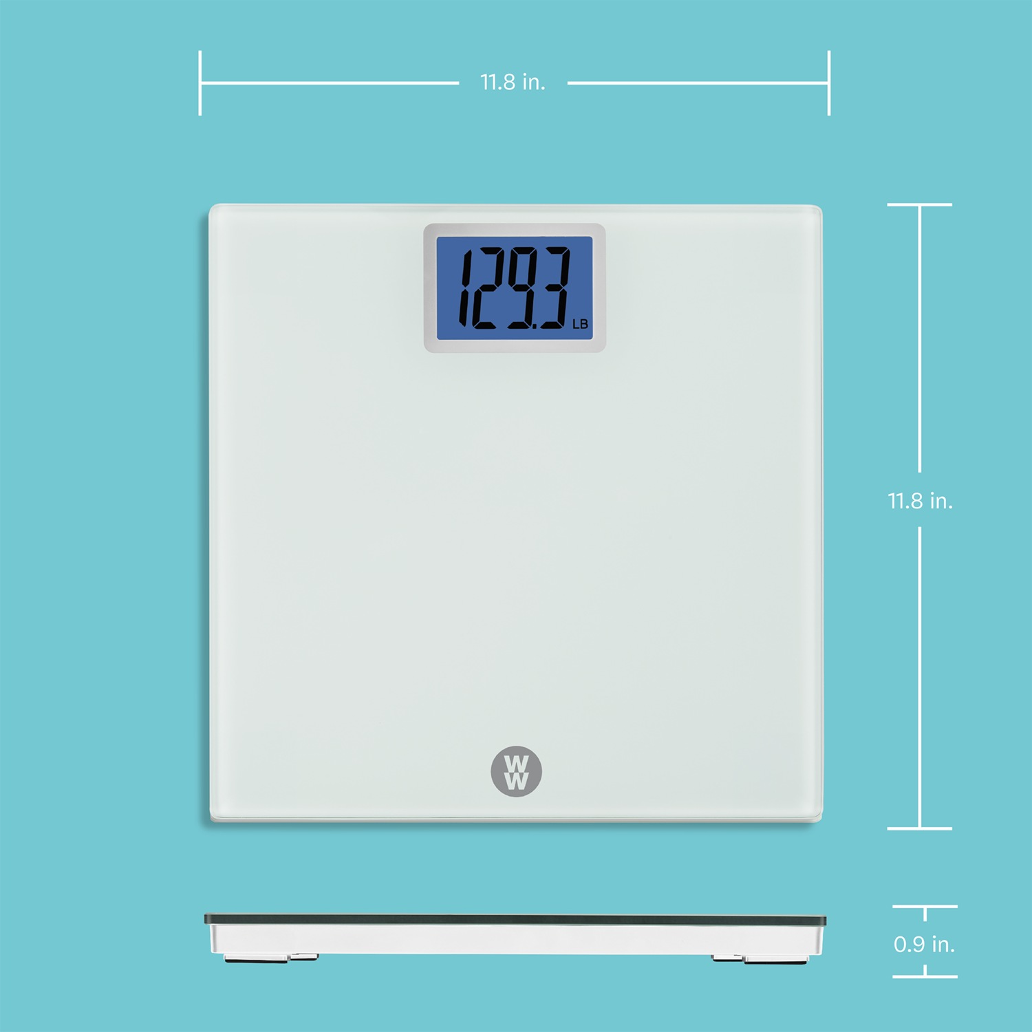 Weight Watchers Digital Glass Scale - White - One Size