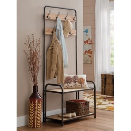 Entryway Furniture Hall Trees Benches Coat Racks Montgomery Ward