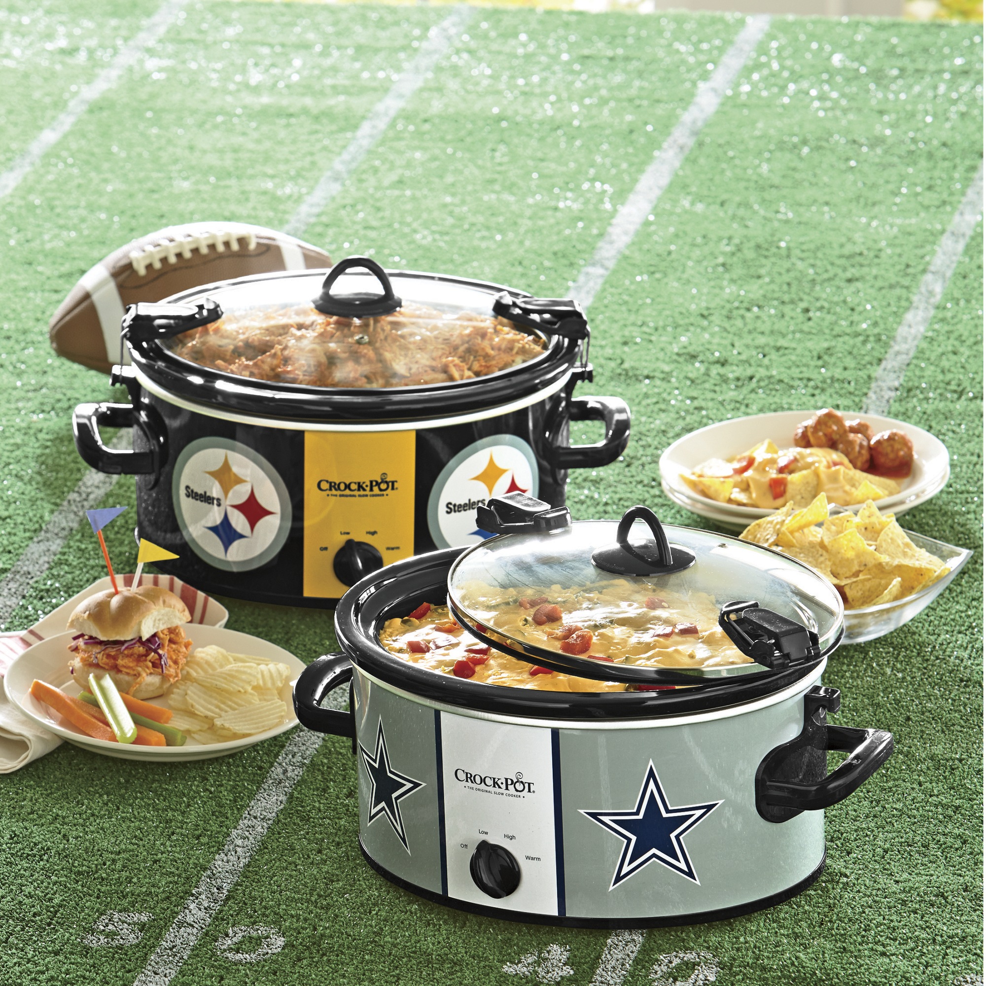 CrockPot Denver Broncos NFL 6Quart Cook & Carry Slow Cooker Slow