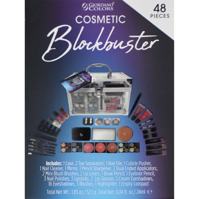 Michael Giordano 48-Piece Blockbuster Makeup Tote, , large