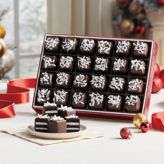 Chocolate Coconut Petits Fours, , large