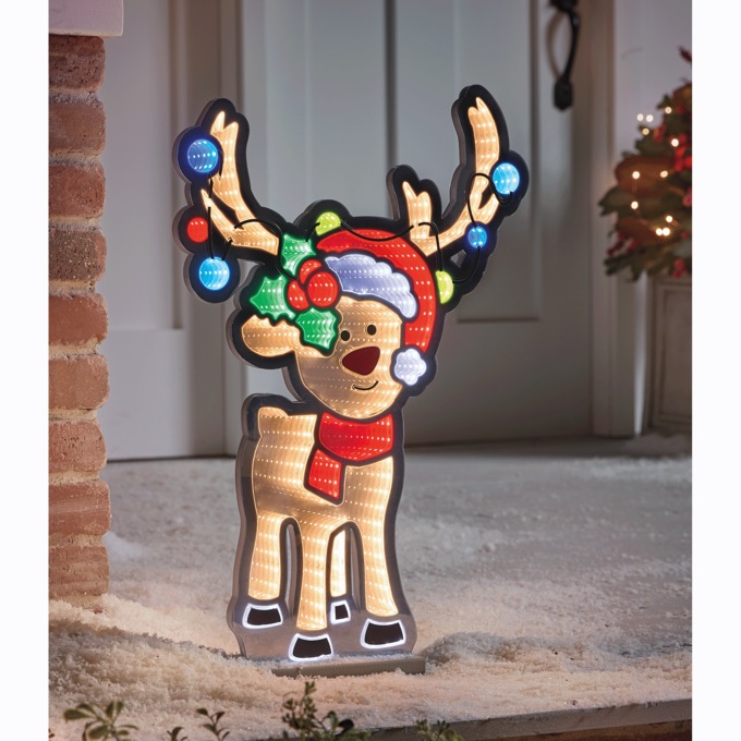 Reindeer Infinity-Light Décor, , large