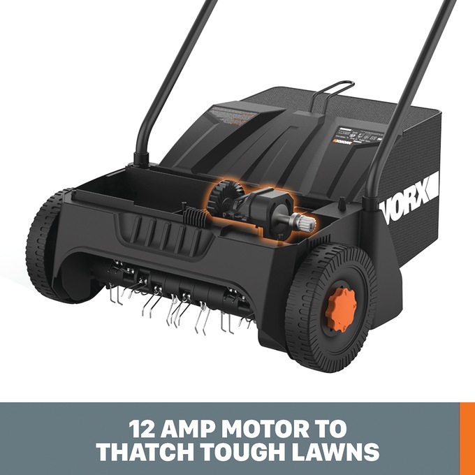 Worx 12-Amp 14-Inch Dethatcher, , large