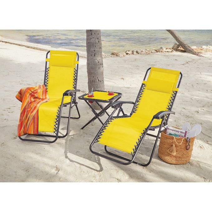 3-Piece Outdoor Lounge Set, , large