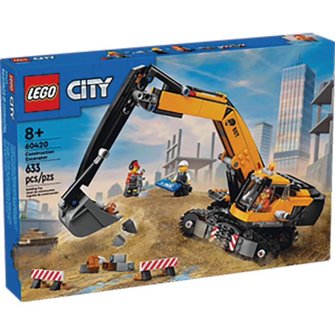 LEGO City Yellow Excavator, , large