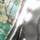 Faux Abalone Silvertone