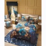 Elegant Peacock Comforter Set, Accent Pillow, Panel Pair and Valance, , large