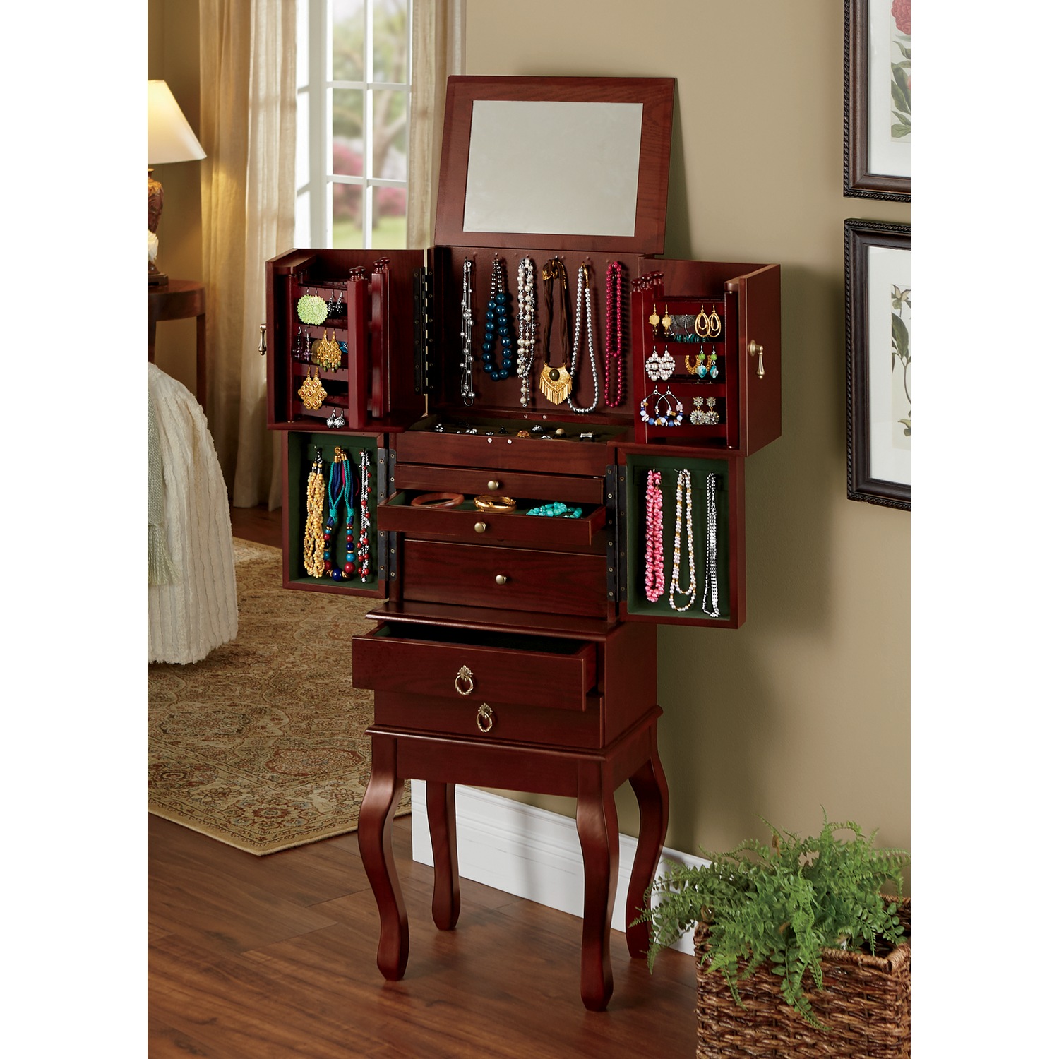 Camille Jewelry Armoire Montgomery Ward