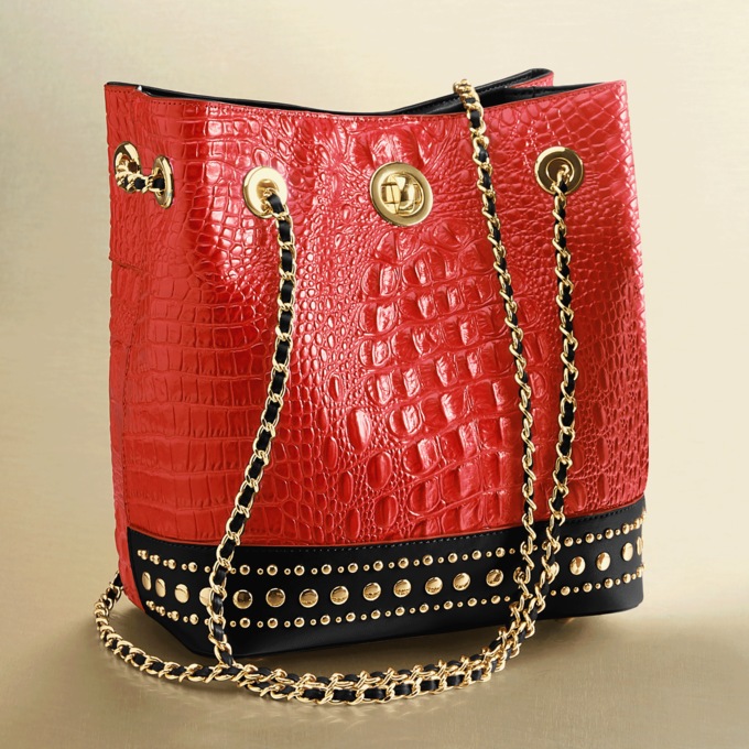 Macy's hotsell red handbags