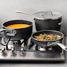 Granitestone Diamond Stackmaster 10-Piece Space-Saving Cookware Set, , large