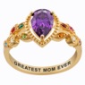 Personalized Family Birthstone Ring, , large