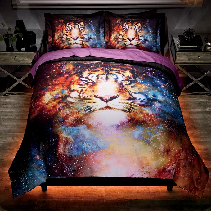 Cosmic Tiger Comforter Set Montgomery Ward