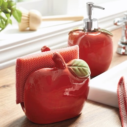 Apple Sponge Holder &amp; Soap Pump, , large