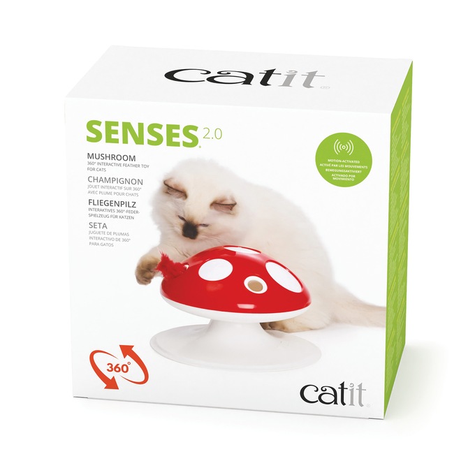 Catit Senses 2.0 Interactive Mushroom Cat Toy, , large