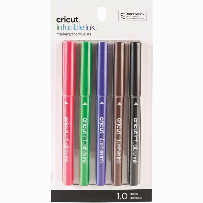 5-Piece Cricut Infusible Ink Heat Transfer Marker Set , , large