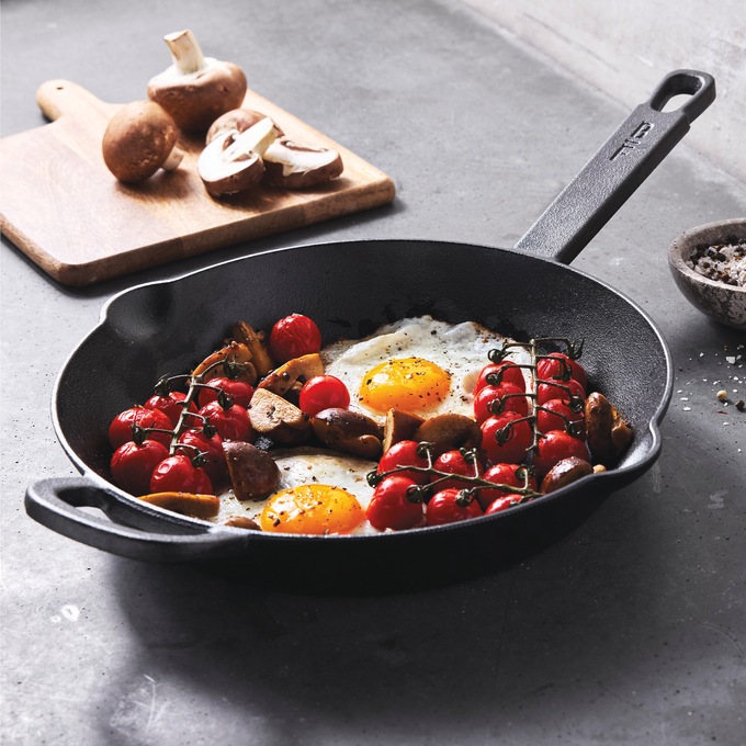 Bobby Flay by GreenPan 10" Cast Iron Fry Pan, , large