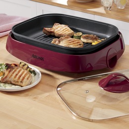 Aroma 6-Qt. 3-In-1 Grillet, , large