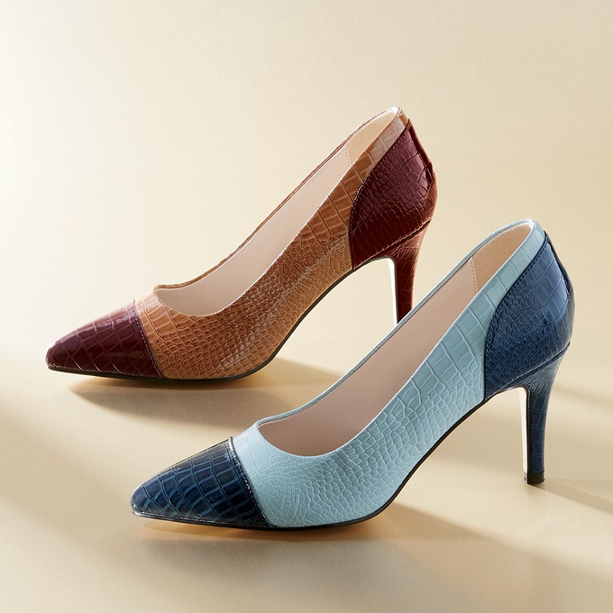 Two-Tone Croco Pump, , large