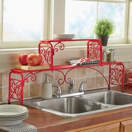 White over best sale the sink shelf