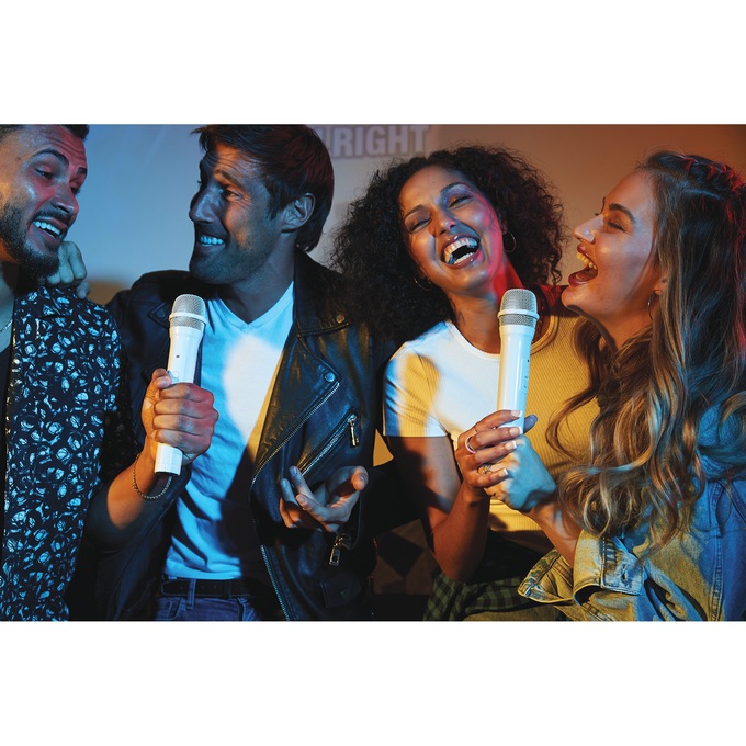 Singing Machine Pedestal Wireless Karaoke System, , large