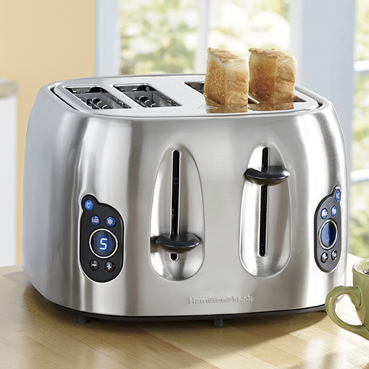 Stainless Steel 4 Slice Toaster By Hamilton Beach