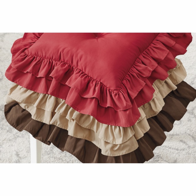 Double Ruffle Cushion, , large