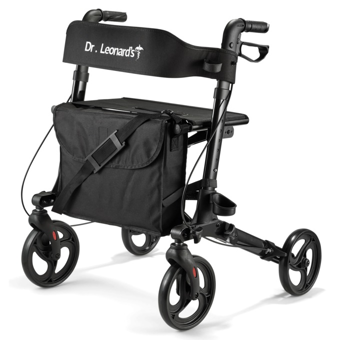 Dr. Leonard's&reg; Foldable Aluminum Rollator, , large