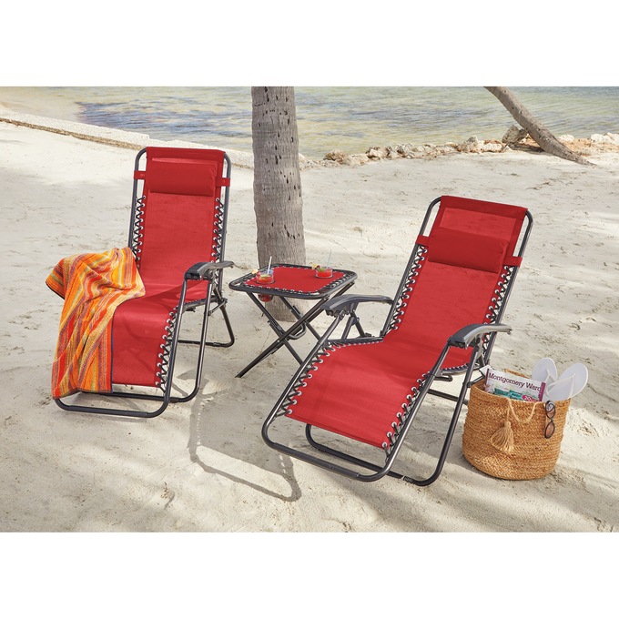 3-Piece Outdoor Lounge Set, , large