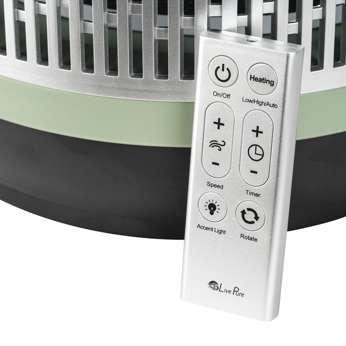 LivePure 3-in-1 Purifier/Fan/Heater , Sage, large