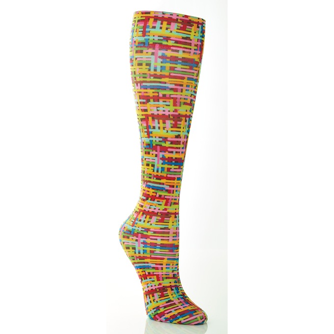 Celeste Stein Mild Patterned Compression Socks, , large
