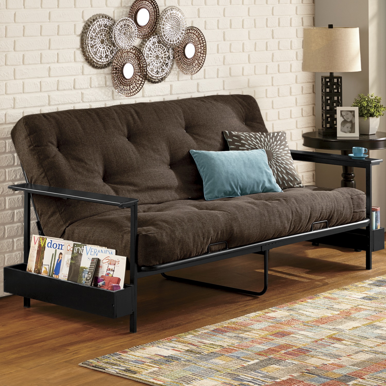 Metal Futon Frame And Double Mattress By Serta Montgomery Ward Metal Futon Frame And Double Mattress By Serta Reg