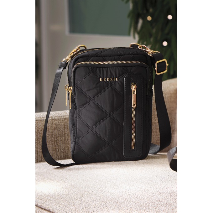 Kedzie Cloud Nine Convertible Sling and Crossbody Bag, Black, large