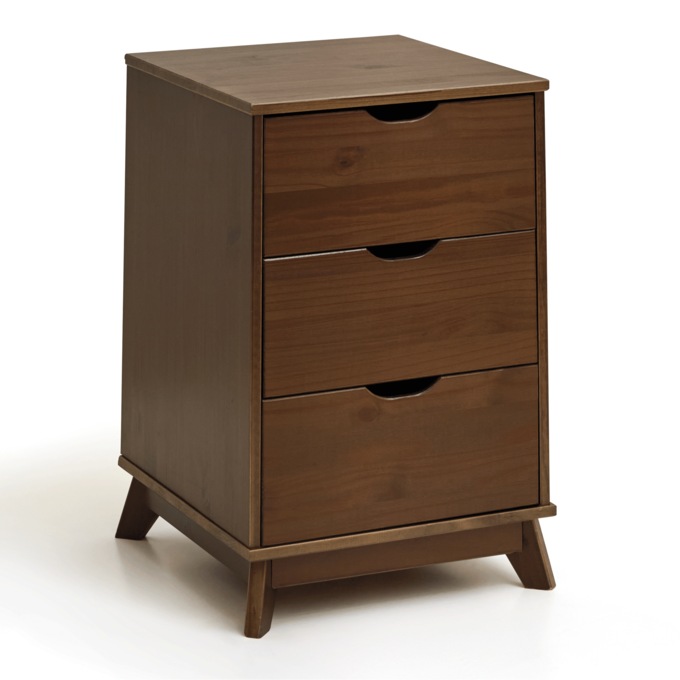Highland 3-Drawer Nightstand, , large