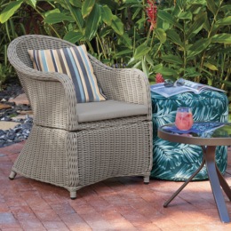 Gayle Wicker Chair, , large