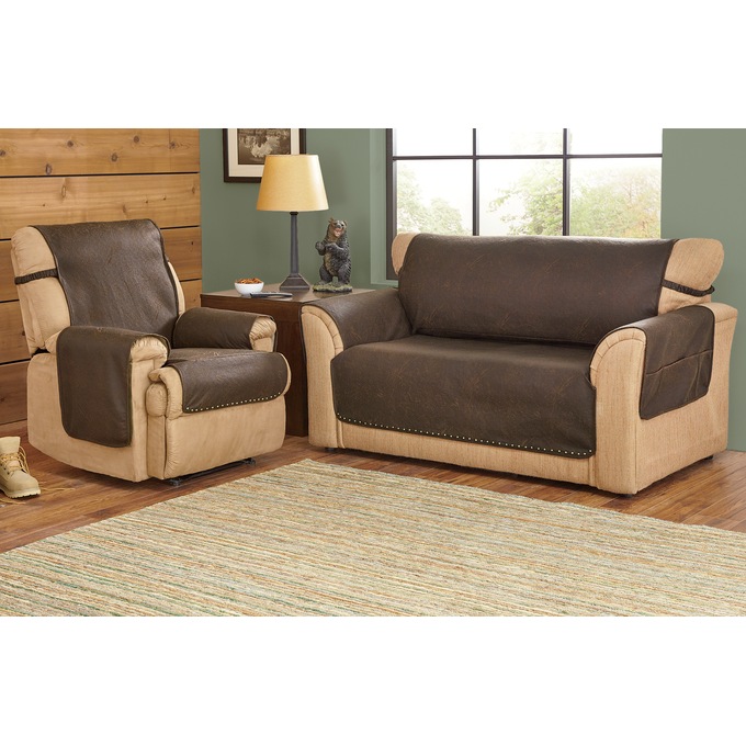 Faux Leather Furniture Protector Montgomery Ward