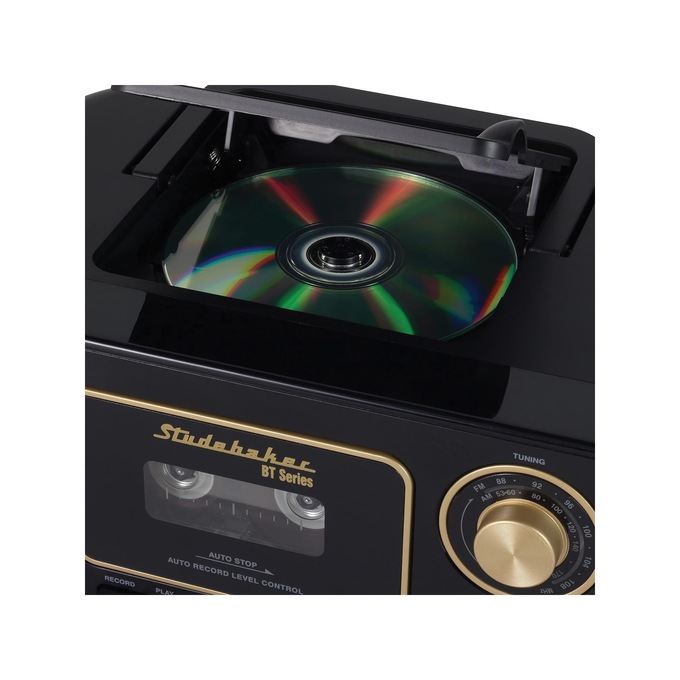 Studebaker Bluetooth Boombox with Cassette, , large