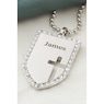 Personalized Name Shield/Cross Crystal Pendant, , large
