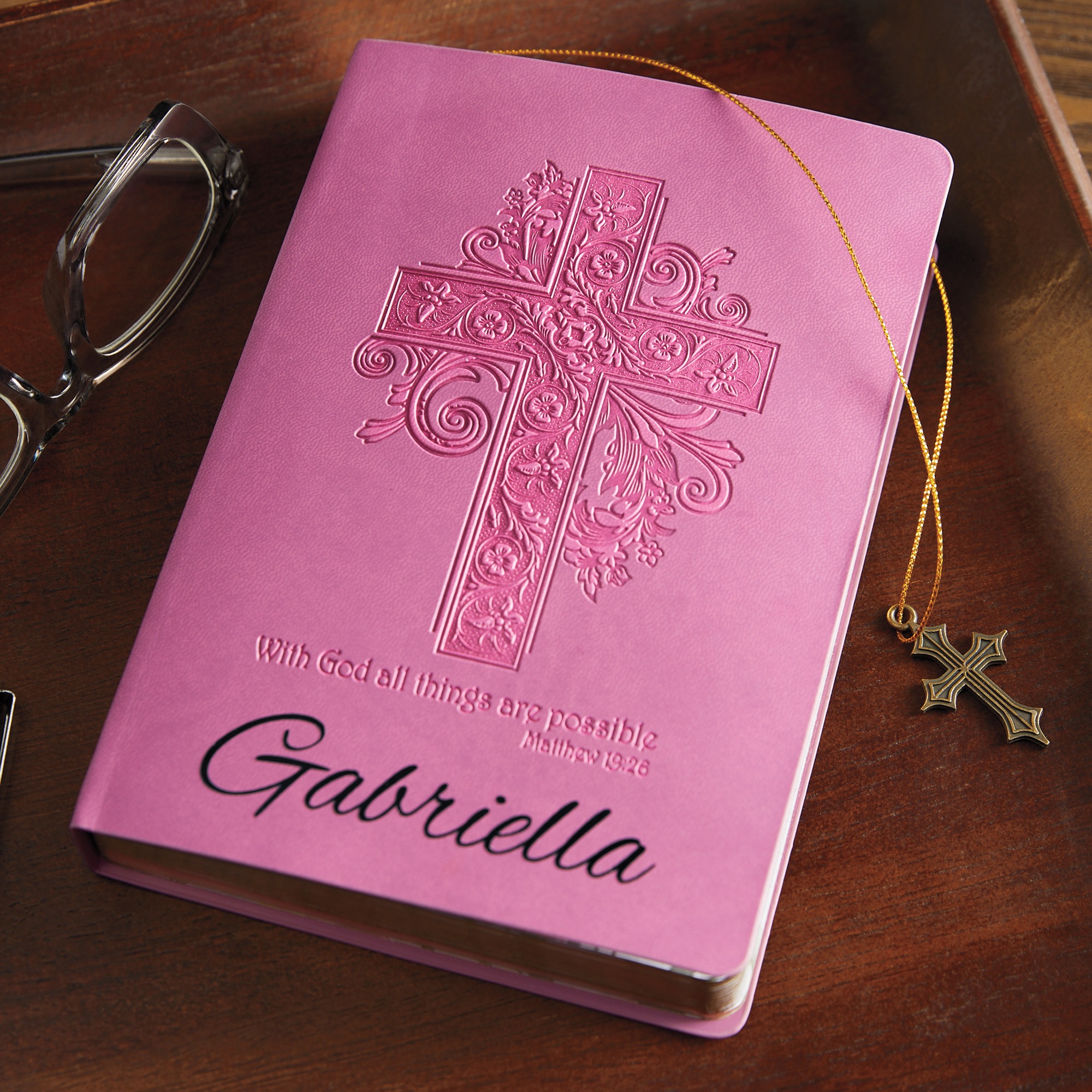 Inspirational Cross Journal, , large