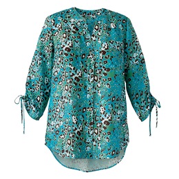 Adore You Tunic, Green Leopard, large