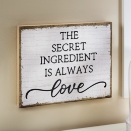 Secret Ingredient Box Sign, , large