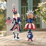 Lady Liberty or Jolly Uncle Sam Figurine, , large